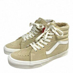 VANS Sk8-Hi Cozy Hug Biscotti Shoes Suede Sneakers VN0A7Q5NBVV Size Women Casual